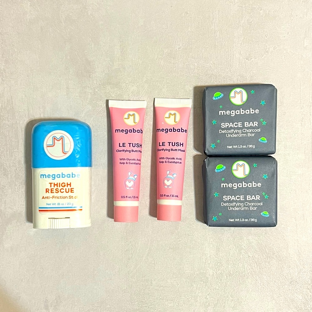Megababe 5-Piece Travel Size Lot NEW
